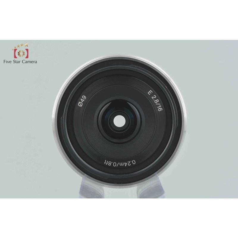 SONY（ソニー） 【中古】SONY E 16mm f/2.8 SEL16F28 : 中古カメラの