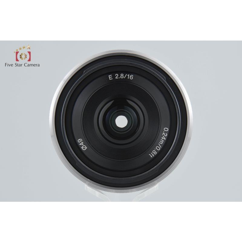 SONY（ソニー） 【中古】SONY E 16mm f/2.8 SEL16F28 : 中古カメラの 