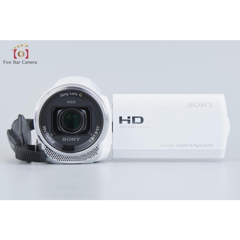気質アップ HDR-CX680 ビデオカメラ ソニー ホワイト カメラのお 気質アップ HDR-CX680 ビデオカメラ ソニー ホワイト カメラのお