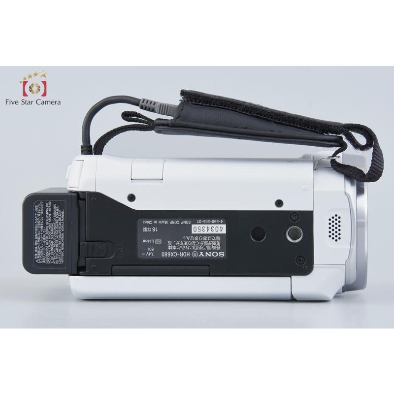 SONY 【中古】SONY ソニー ハンディカム HDR-CX680 ホワイト SONY 【中古】SONY ソニー ハンディカム HDR-CX680 ホワイト