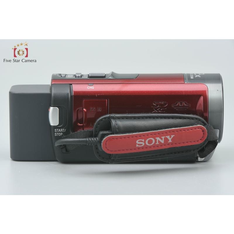 SONY 【中古】SONY ソニー HDR-CX180 レッド ビデオカメラ