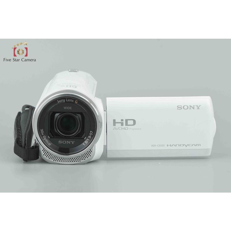 SONY 【中古】SONY ソニー ハンディカム HDR-CX680 ホワイト SONY 【中古】SONY ソニー ハンディカム HDR-CX680 ホワイト