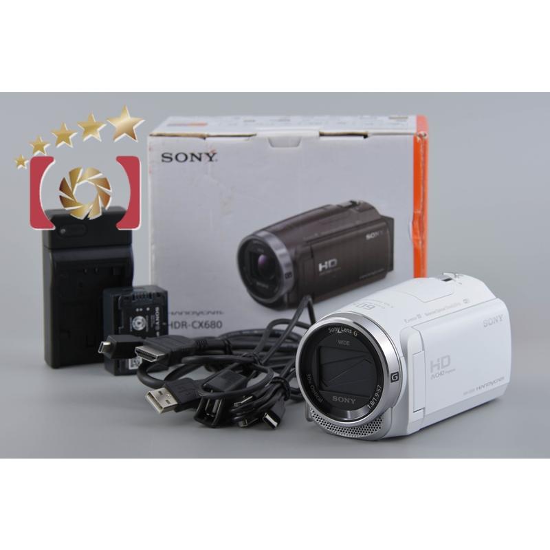 SONY 【中古】SONY ソニー ハンディカム HDR-CX680 ホワイト SONY 【中古】SONY ソニー ハンディカム HDR-CX680 ホワイト
