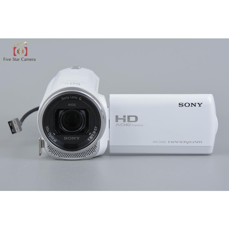 SONY 【中古】SONY ソニー ハンディカム HDR-CX680 ホワイト SONY 【中古】SONY ソニー ハンディカム HDR-CX680 ホワイト