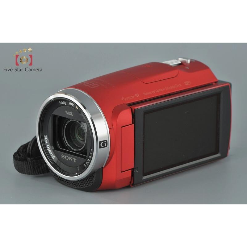 中古】SONY ソニー HANDYCAM HDR-CX680 レッド デジタルビデオカメラ 