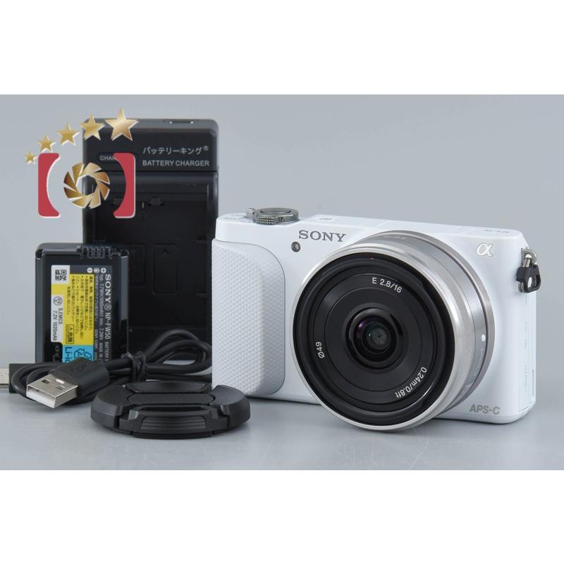 SONY（ソニー） 【中古】SONY α NEX-3N ホワイト + E 16mm f/2.8