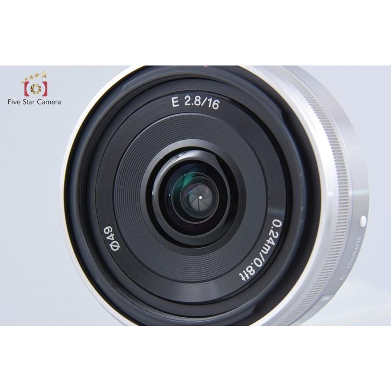 SONY 【中古】SONY ソニー α NEX-5 シルバー + E 16mm f/2.8 SONY 【中古】SONY ソニー α NEX-5 シルバー + E 16mm f/2.8