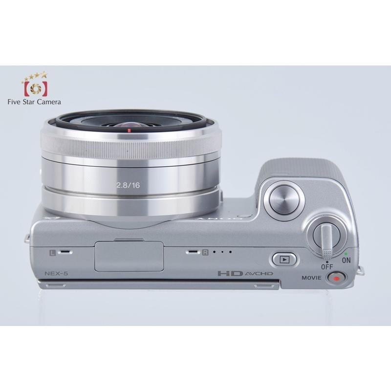 SONY 【中古】SONY ソニー α NEX-5 シルバー + E 16mm f/2.8 SONY 【中古】SONY ソニー α NEX-5 シルバー + E 16mm f/2.8