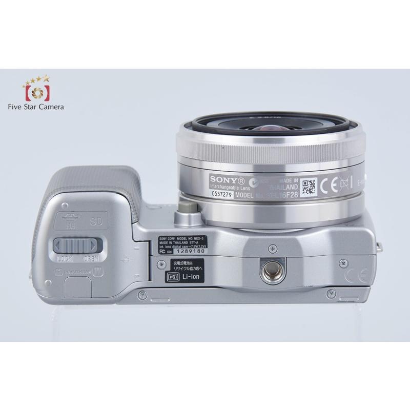 SONY 【中古】SONY ソニー α NEX-5 シルバー + E 16mm f/2.8 SONY 【中古】SONY ソニー α NEX-5 シルバー + E 16mm f/2.8