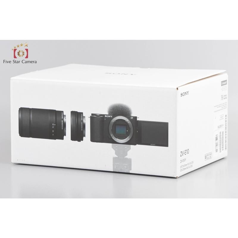 SONY 【中古】SONY ソニー α VLOGCAM ZV-E10 ダブルズームレンズ SONY 【中古】SONY ソニー α VLOGCAM ZV-E10 ダブルズームレンズ