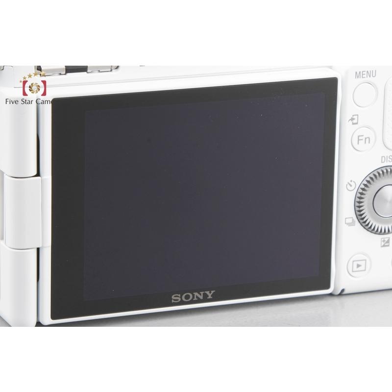 【中古】SONY ソニー α VLOGCAM ZV-E10 ダブルズームレンズキット ホワイト 元箱付き シャッター回数僅少