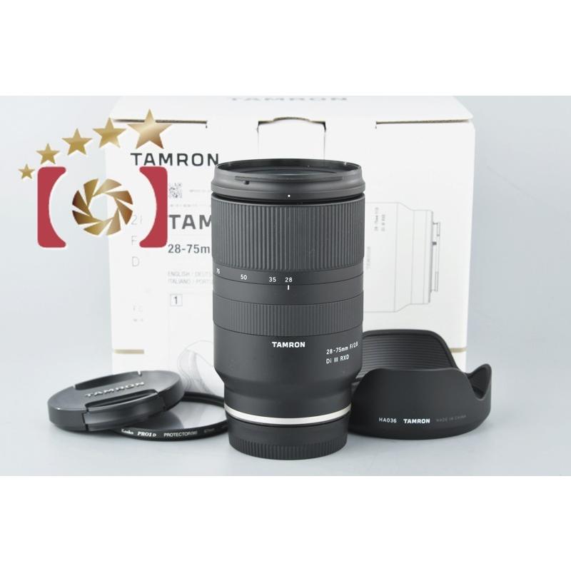 中古TAMRON 28-75 F2.8 Di III RXD A036 28-75mm F/2.8 Di III RXD (Model A036) 中古価格比較 - 価格.com