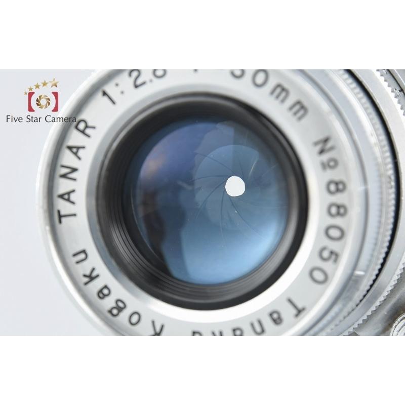 【人気のライカLマウントレンズ】田中光学 TANAR 50mm 2.8 カメラ 中古】Tanaka Kogaku 田中光学 TANAR 50mm f/2.8 L39 ライカスクリュー