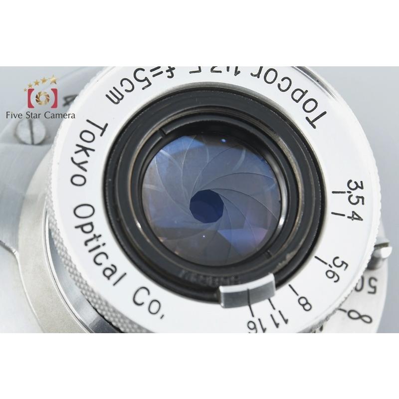 中古】TOPCON トプコン TOPCOR 50mm f/3.5 沈胴式 前期型 L39 ライカ  