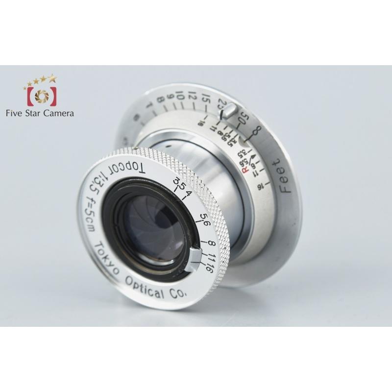中古】TOPCON トプコン TOPCOR 50mm f/3.5 沈胴式 前期型 L39 ライカ
