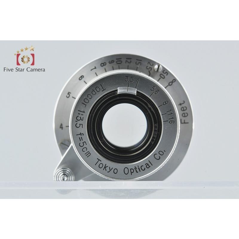 中古】TOPCON トプコン TOPCOR 50mm f/3.5 沈胴式 前期型 L39 ライカ