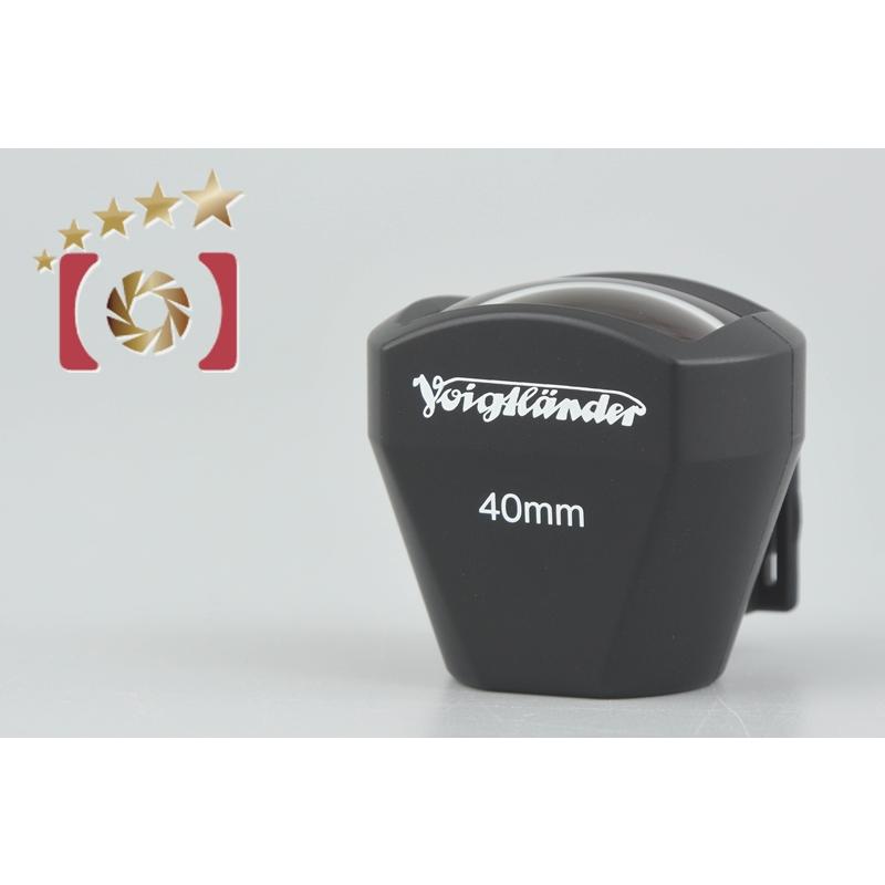 中古】Voigtlander フォクトレンダー 40mm ビューファインダー : 中古