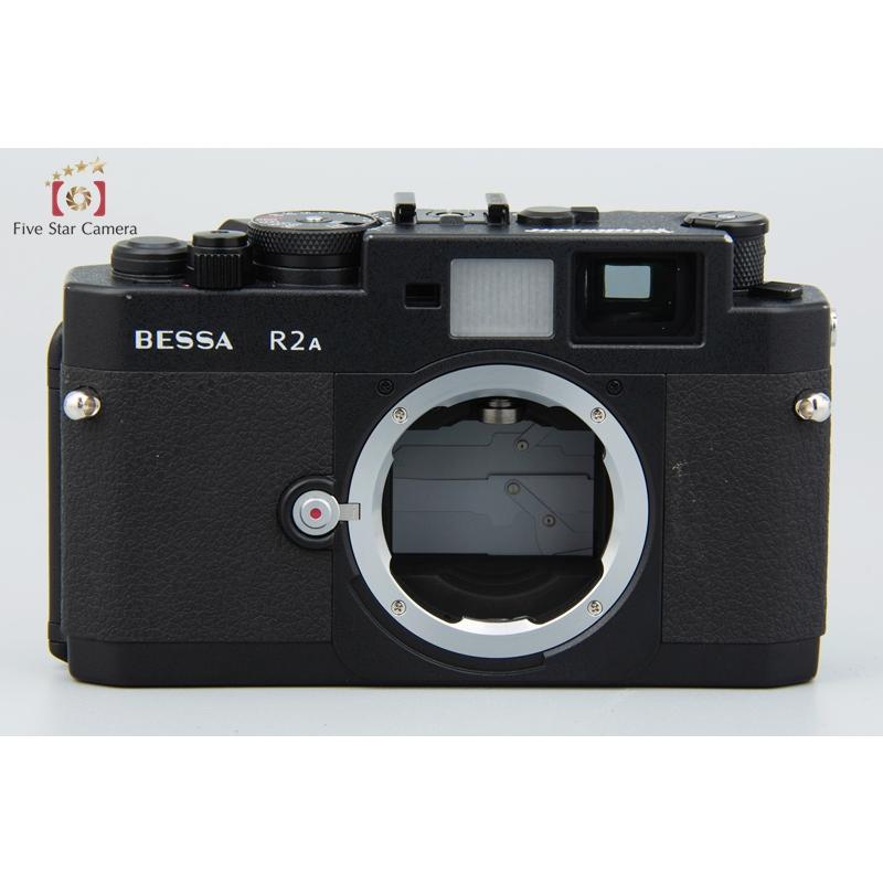 【中古】Voigtlander フォクトレンダー BESSA R2A ブラック レンジファインダーフィルムカメラ 元箱付き｜five-star-camera｜04