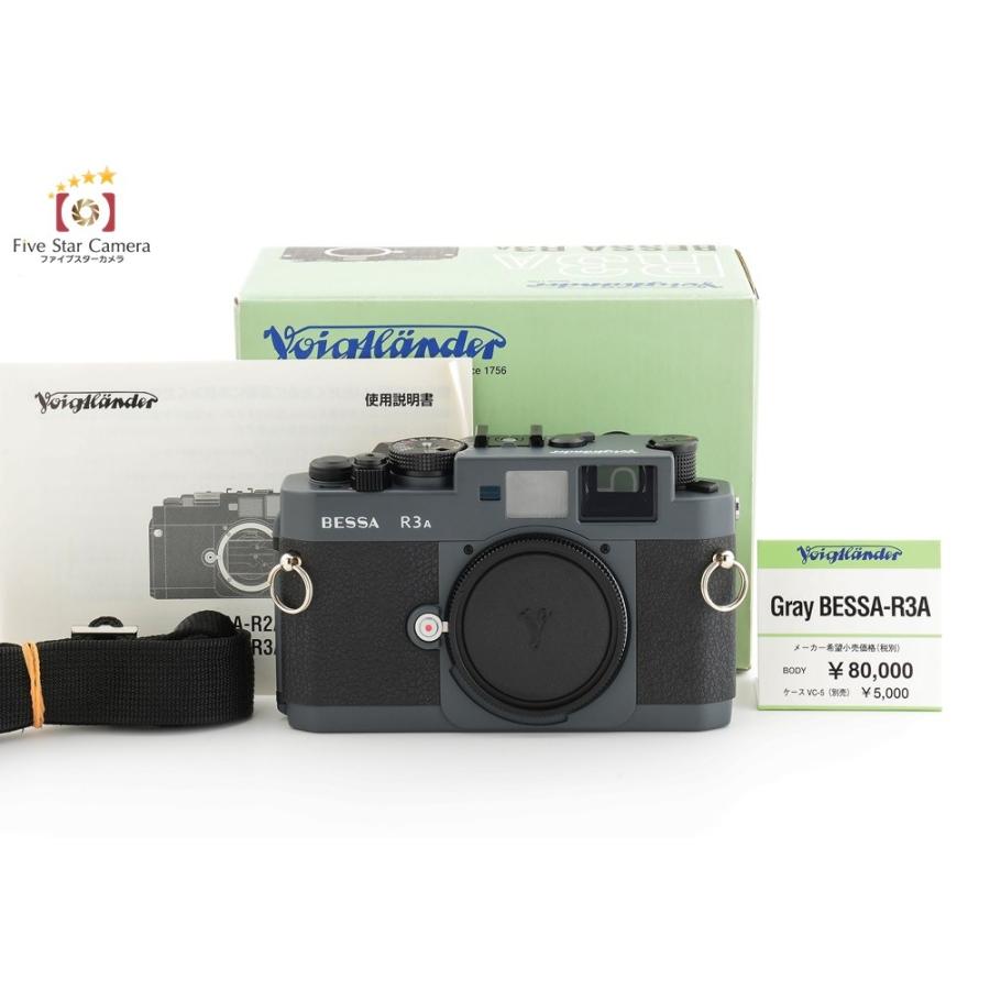 中古】Voigtlander フォクトレンダー BESSA R3A グレー レンジ