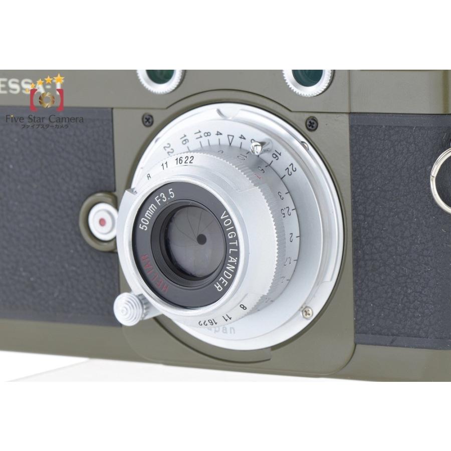 中古美品 フォクトレンダー BESSA-T ボディ 101周年記念モデル Voigtlander BESSA-T 101周年記念モデル ネイビー グレーの通販 by