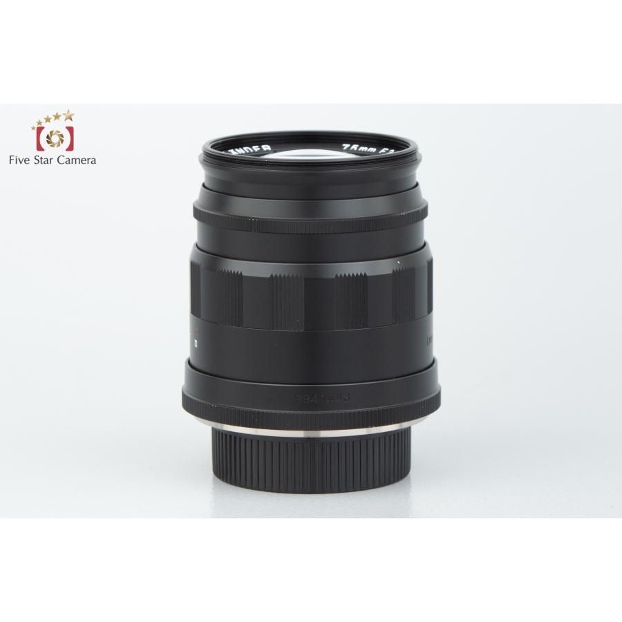 Voigtlander フォクトレンダー ULTRON 75mm F1.9 遅く SC VM Voigtlander フォクトレンダー ULTRON 75mm F1.9 遅く SC VM