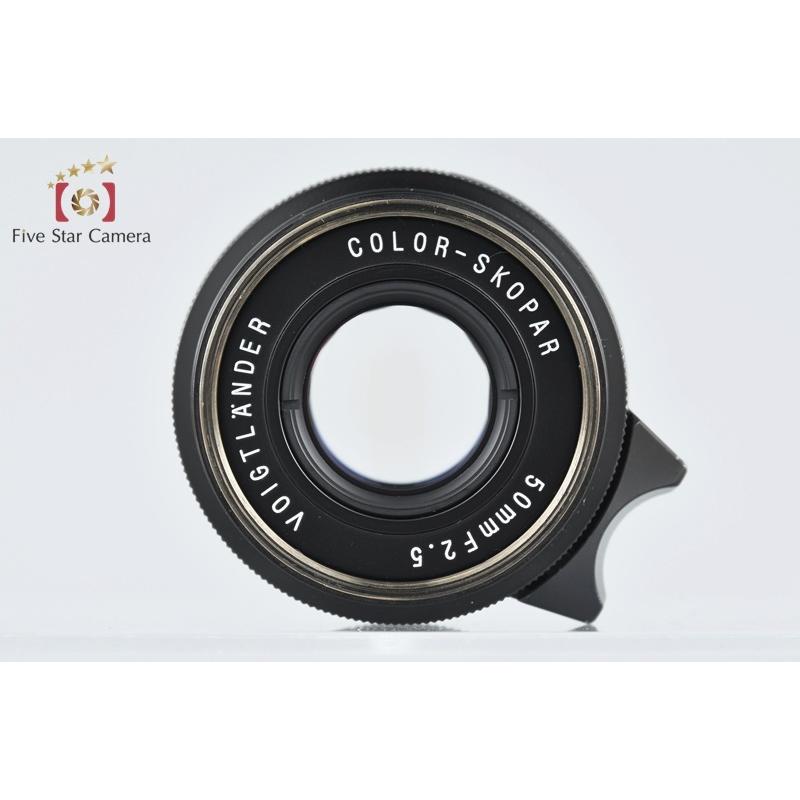 【中古】Voigtlander フォクトレンダー COLOR-SKOPAR 50mm f/2.5 ブラック L39 ライカスクリューマウント｜five-star-camera｜07