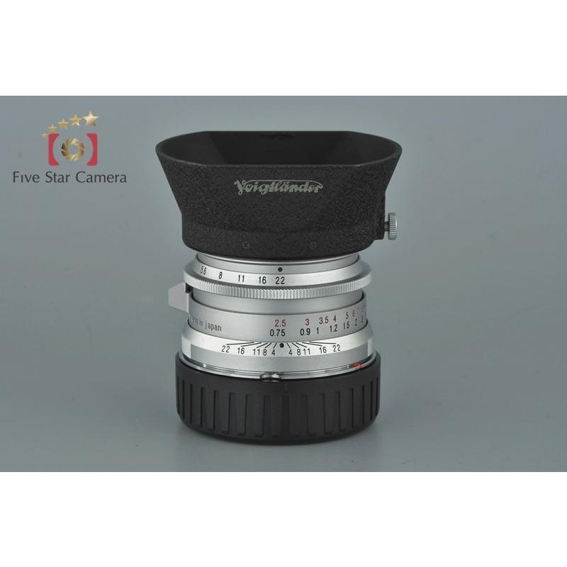 【中古】Voigtlander フォクトレンダー COLOR-SKOPAR 50mm f/2.5 シルバー L39 ライカスクリューマウント｜five-star-camera｜09