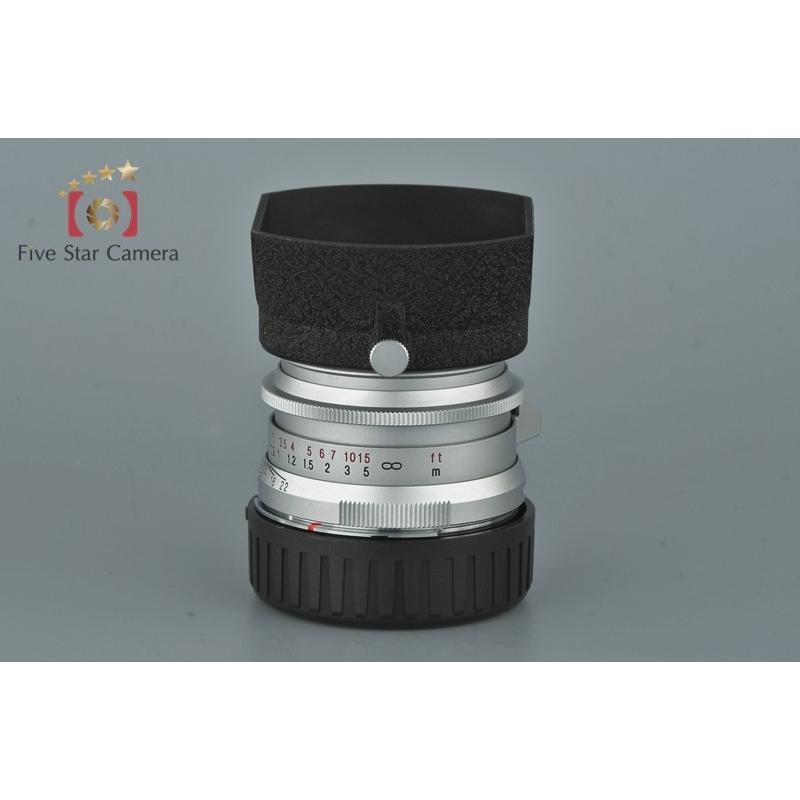 【中古】Voigtlander フォクトレンダー COLOR-SKOPAR 50mm f/2.5 シルバー L39 ライカスクリューマウント｜five-star-camera｜10