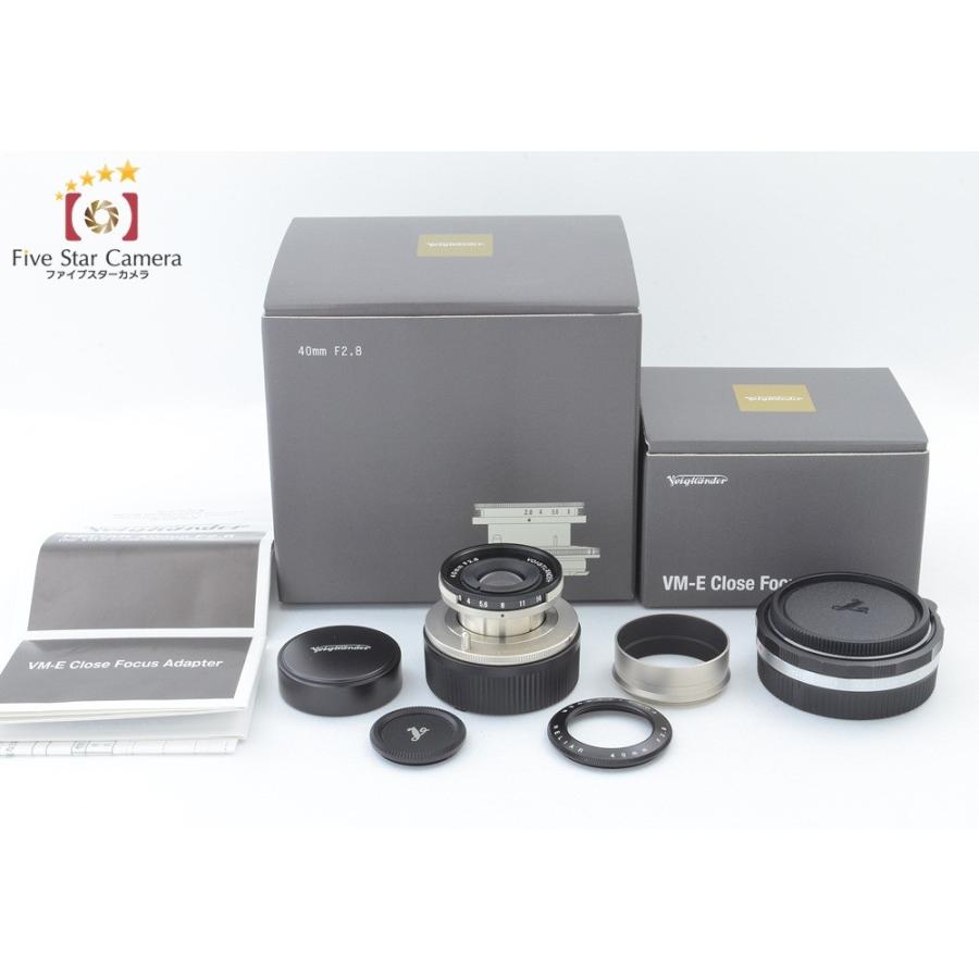 Voigtländer HELIAR 40mm F2.8+ VM-Eアダプター 中古】Voigtlander フォクトレンダー HELIAR 40mm f/2.8 + VM-E