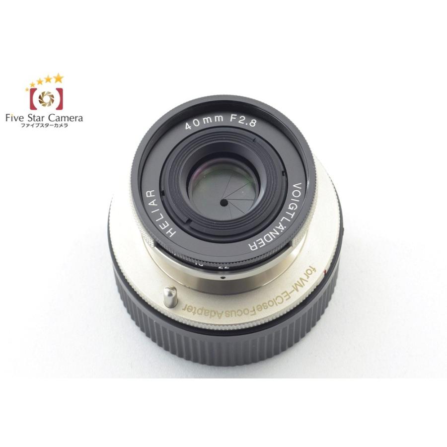 中古】Voigtlander フォクトレンダー HELIAR 40mm f/2.8 + VM-E