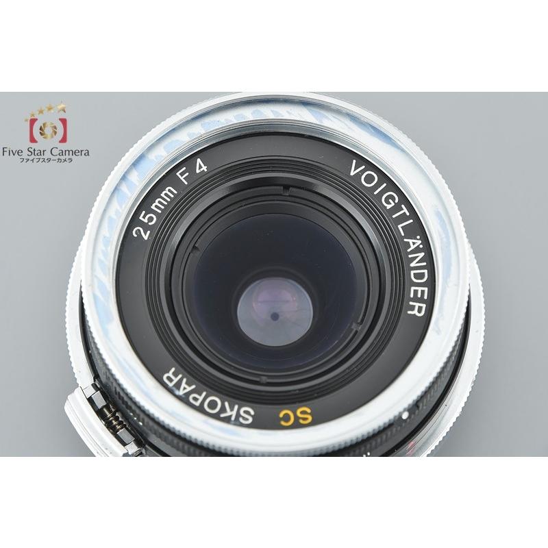 新品同様【フォクトレンダー SC-SKOPER 25mm F4】Sマウント用 中古】Voigtlander フォクトレンダー SC SKOPAR 25mm f/4 ニコン