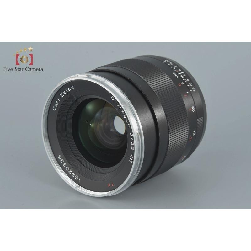 【中古】Carl Zeiss カールツァイス Distagon 25mm f/2 ZE T* キヤノン用｜five-star-camera｜03