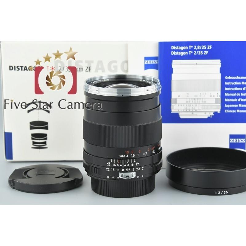 【中古】Carl Zeiss Distagon T* 35mm F2 ZF 中古】Carl Zeiss カールツァイス Distagon 35mm f/2 ZF T