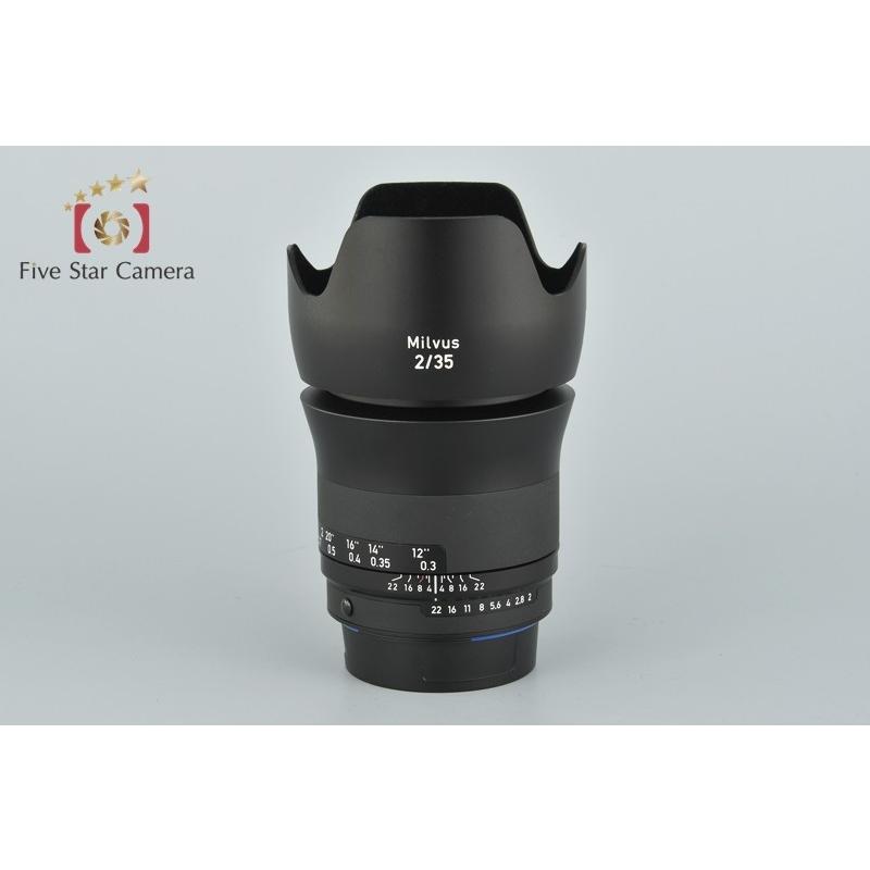 中古】Carl Zeiss カールツァイス Milvus 2/35 35mm f/2 ZF.2 T