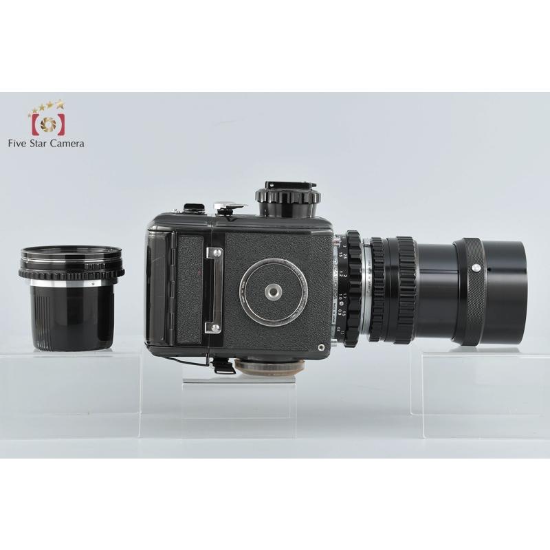 ≪希少なブラック≫ZENZA BRONICA S2 後期＋75mm F2.8 Amazon | Zenza Bronica S2 with Nikkor-P 75mm F2.8 ブロニカ