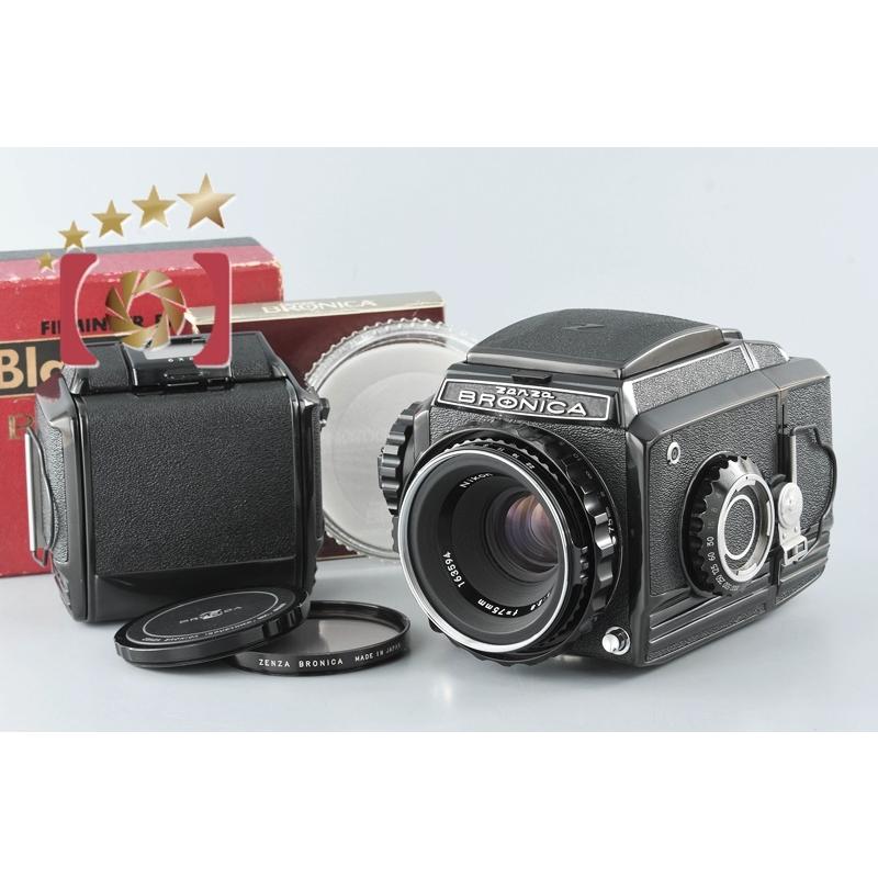 中古】ZENZA BRONICA ゼンザブロニカ S2 後期 ブラック + NIKKOR-P