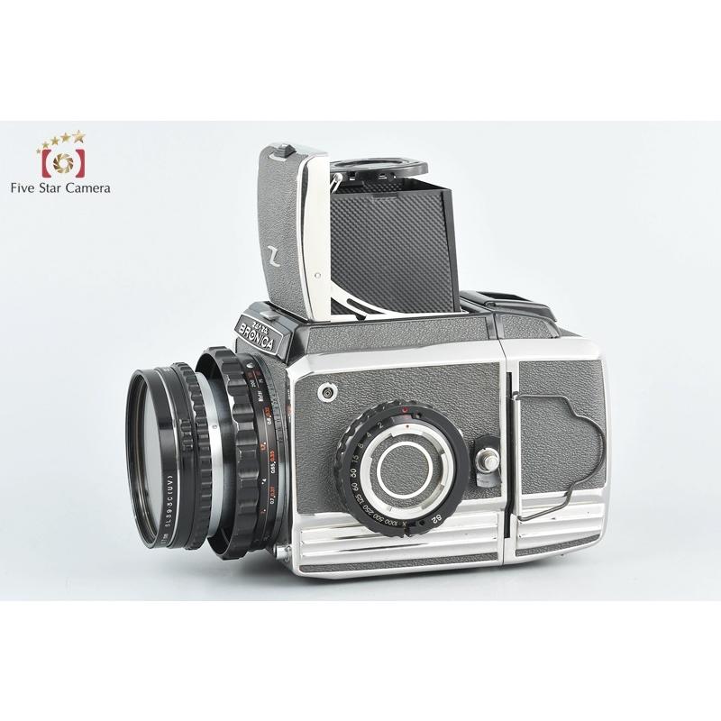 【中古】ZENZA BRONICA ゼンザブロニカ S2 前期 シルバー + Nikon NIKKOR-P 75mm f/2.8 元箱付き 中古】ZENZA BRONICA ゼンザブロニカ S2 前期 シルバー+ NIKKOR-P 75mm