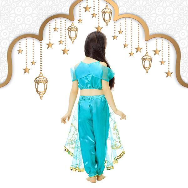 アラビアンドレス 子供 ベリーダンス ジャスミンドレス コスプレ 衣装 ジャスミン姫 アラジン なりきり キッズ プリンセス  お姫様 ハロウィン  ディズニー |  | 04