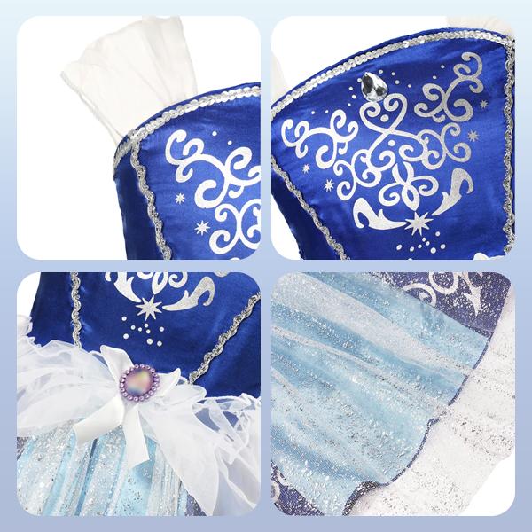 ☆レビューを書いてプレゼント☆キッズ プリンセスドレス /コスプレ クリスマス ディズニー 衣装 仮装 ラプンツェル エルサ シンデレラ アナ ジャスミン 子供 |  | 07