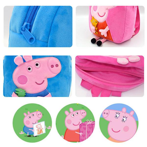 【レビューを書いてネコポス送料無料】ペッパピッグ リュックサック Peppa Pig ベビーリュック ? ジョージピッグ 一升瓶 ダディピッグ マミーピッグ グランパ |  | 05