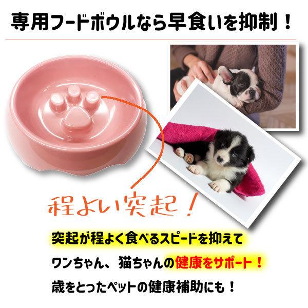【レビューを書いてネコポス便送料無料】早食い防止・フードボウル 肉球 早食い防止 ペット 小型犬 猫 Sサイズ スローフィーダー |  | 02