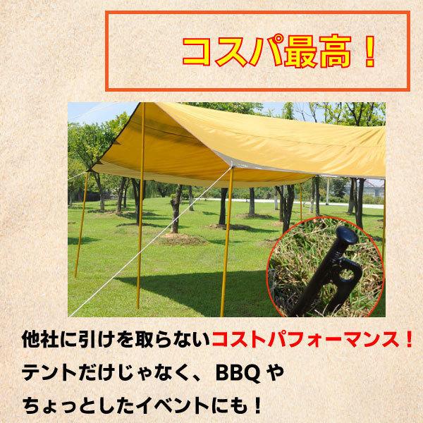スチールペグ ペグ 選べる本数 30cm 12本 16本 引抜穴 テント タープ 設営 キャンプ アウトドア フェス BBQ 高強度 レビューでペグ袋プレゼント！ |  | 05