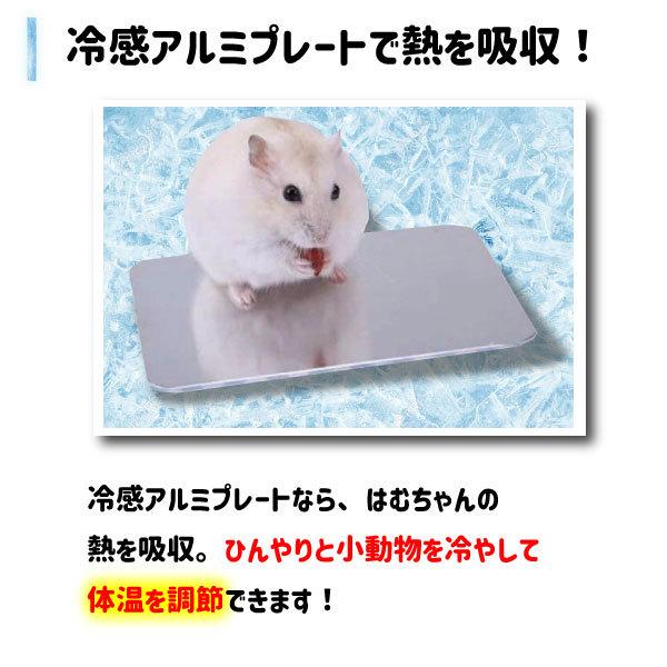 小動物用クールマット！S ハムスター ハリネズミ 体温調整 アルミプレート 涼感グッズ モルモット うさぎ クールプレート  暑さ対策　夏対策 エアコン代節約 |  | 02
