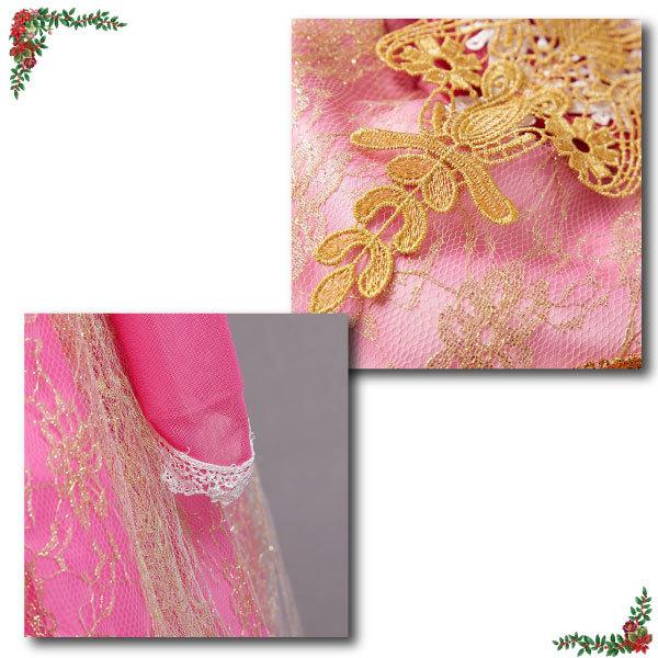 NEW 長袖 オーロラ ドレス 子供用 ハロウィン 姫 コスプレ 衣装 仮装 パーティー コスチューム キッズ プリンセス オーロラ姫 お姫様 女の子 ディズニー |  | 04