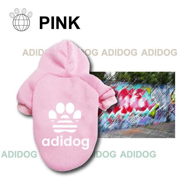 NEWアディドッグ 裏起毛 トレーナー 5色 S M L XL XXL ドッグウェア 犬用 パーカー 服 パロディ 服 長袖 スェット フーディー ブルドッグ |  | 03