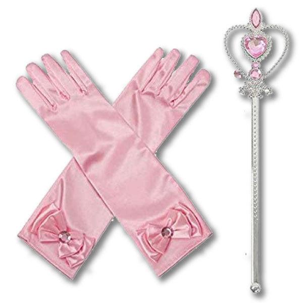 プリンセスジュエリー ローズピンク 7点セット☆ コスプレ アクセサリー セット ティアラ イヤリング ステッキ 指輪 プリンセス キッズ 子供 魔法 ディズニー |  | 04