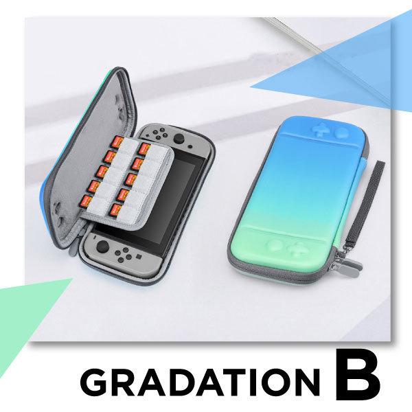 任天堂スイッチ キャリングケース 裏起毛 Nintendo Switch 新型有機ELモデル対応 プレゼント スイッチ ポーチ ハードケース グラデーション 有機EL 新型 マリオ |  | 15