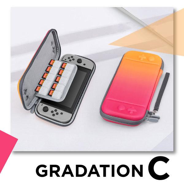 任天堂スイッチ キャリングケース 裏起毛 Nintendo Switch 新型有機ELモデル対応 プレゼント スイッチ ポーチ ハードケース グラデーション 有機EL 新型 マリオ |  | 16