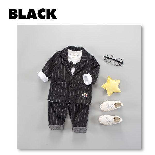 キッズ フォーマル 3点セット 男の子 フォーマルスーツ 上下セット 子供  ジャケット パンツ スーツ 入園式 子供服 男の子 入学式 卒業式 入園式 赤ちゃん |  | 08