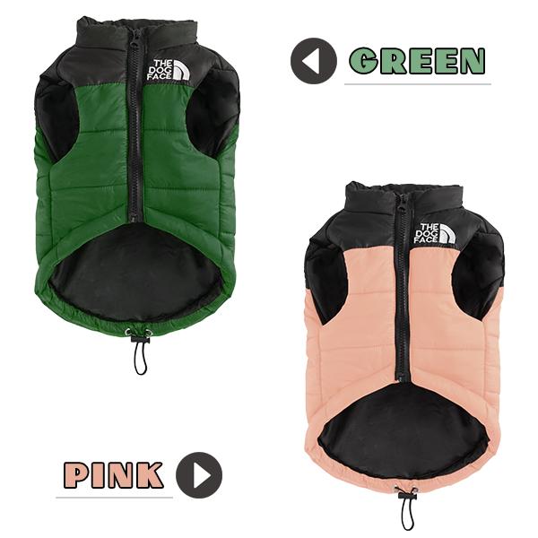 犬服 アウトレット THE DOG FACE 犬用 袖なしダウンベスト 中綿 犬服 アウトレット THE DOG FACE 犬用 袖なしダウンベスト 中綿